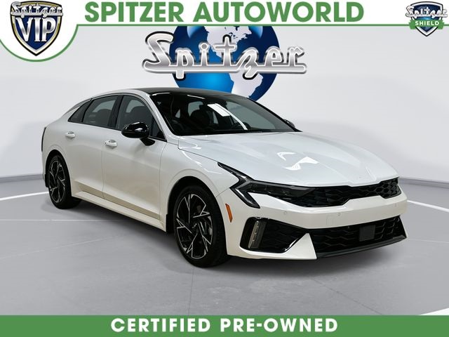 Snow White Pearl 2025 Kia K5 GT-Line FWD Sedan Front-Wheel Drive 8-Speed Automatic