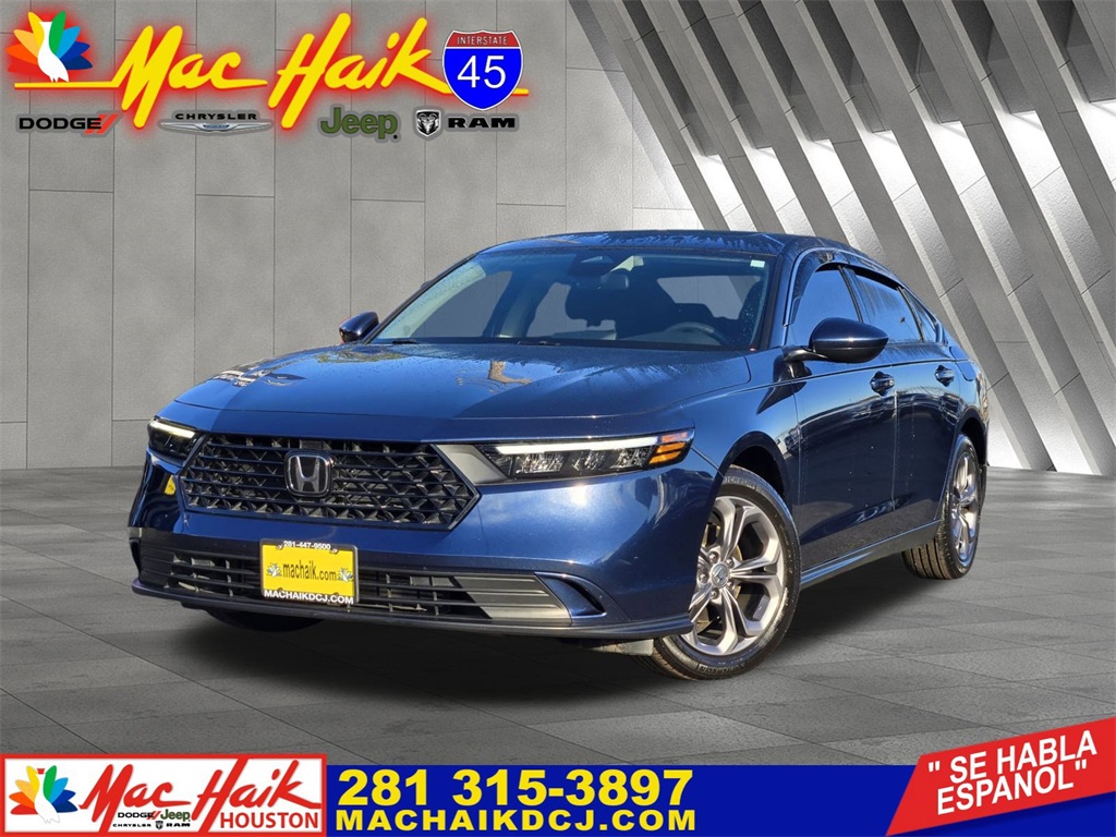 2024 Honda Accord EX Blue at Bayway Chrysler Dodge Jeep Ram