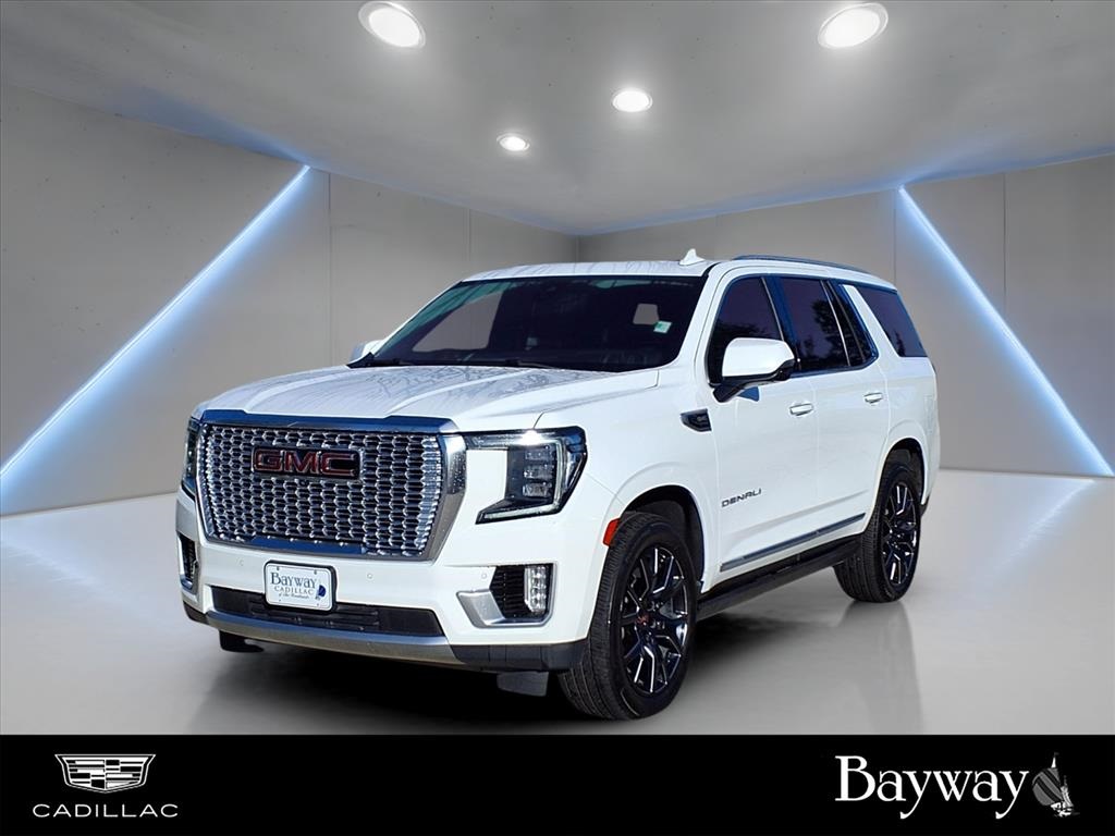 2021 GMC Yukon Denali White at Bayway Cadillac of The Woodlands