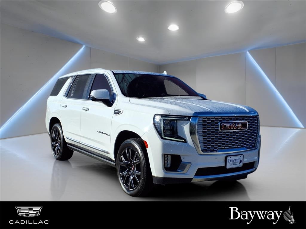 2021 GMC Yukon Denali White at Bayway Cadillac of The Woodlands