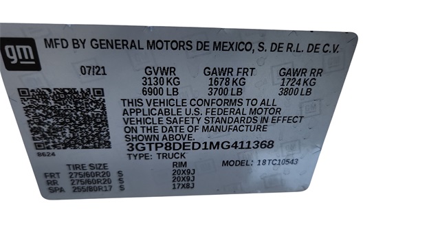 2021 GMC Sierra 1500