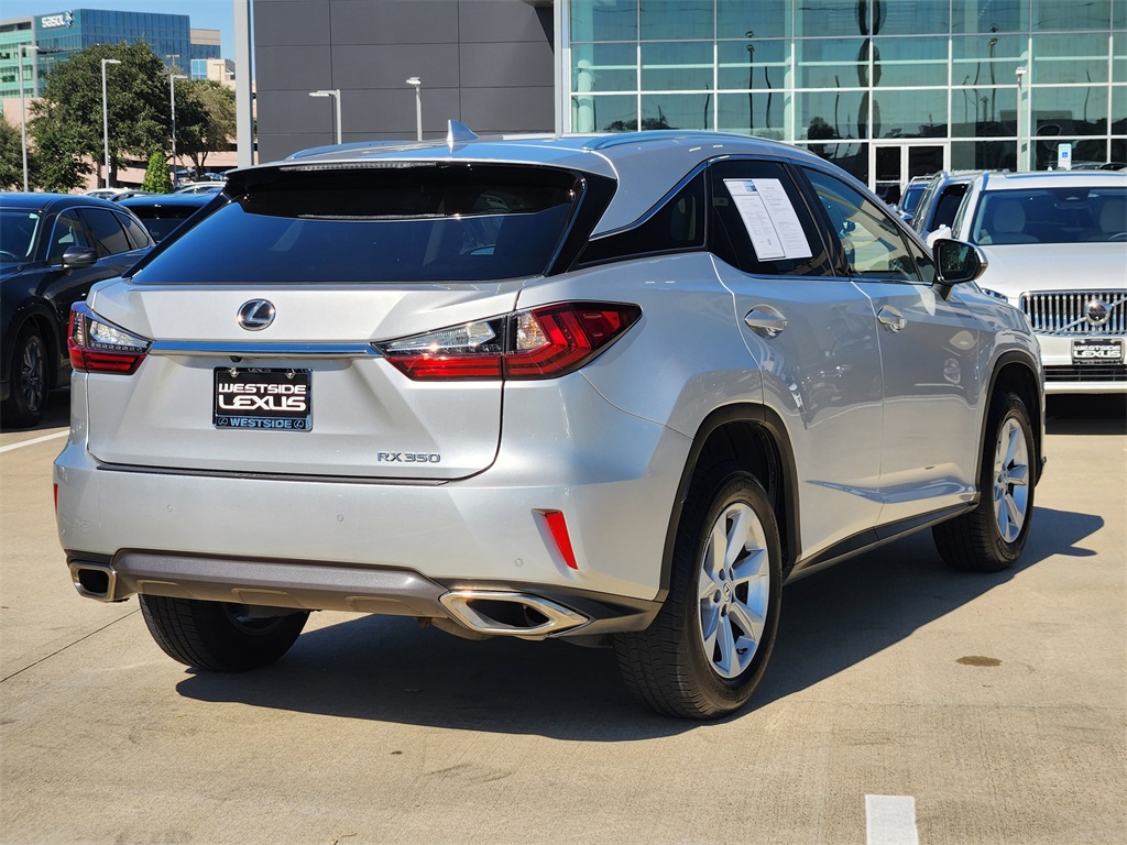 2016 Lexus RX 350 Silver at Westside Lexus