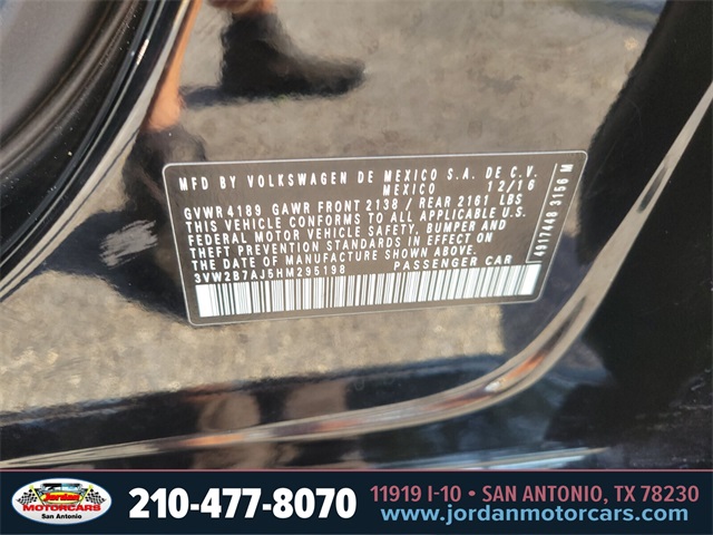 Used Car 2017 Volkswagen Jetta  1.4t S For Sale In San Antonio, Texas