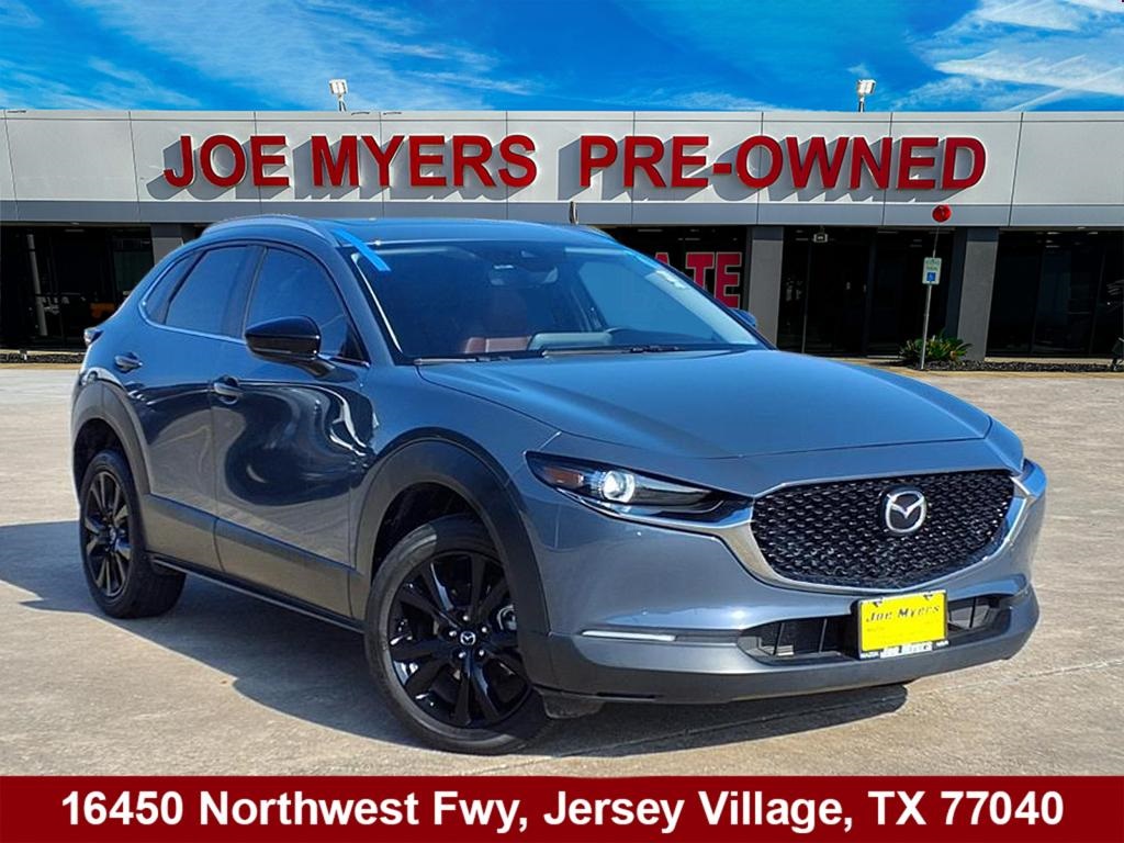 2022 Mazda CX-30 2.5 S Carbon Edition Gray at AutoSavvy Houston Southwest