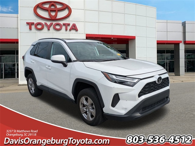 2023 Toyota RAV4 XLE White at Davis Toyota of Orangeburg