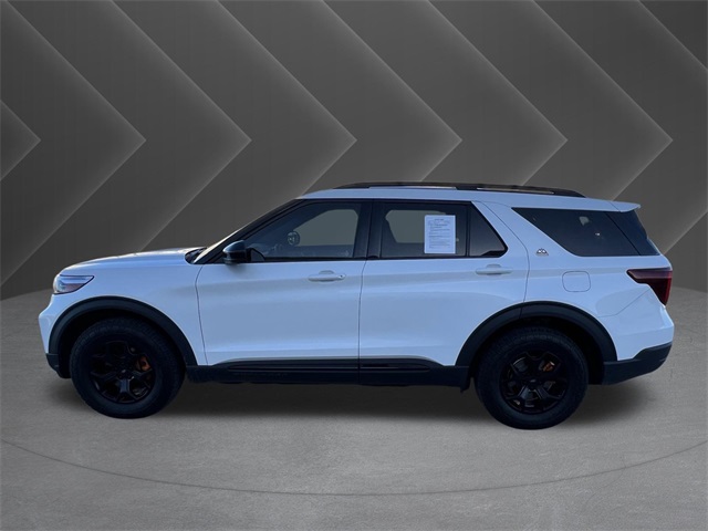2023 Ford Explorer Timberline White at Tom Peacock Cadillac