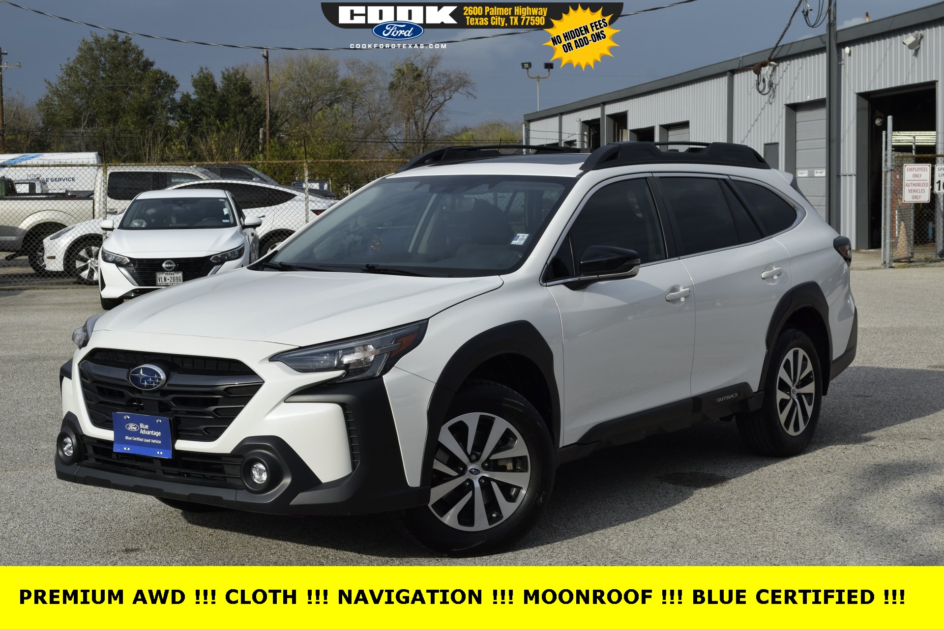 2024 Subaru Outback Premium White at Parkway Family Mazda