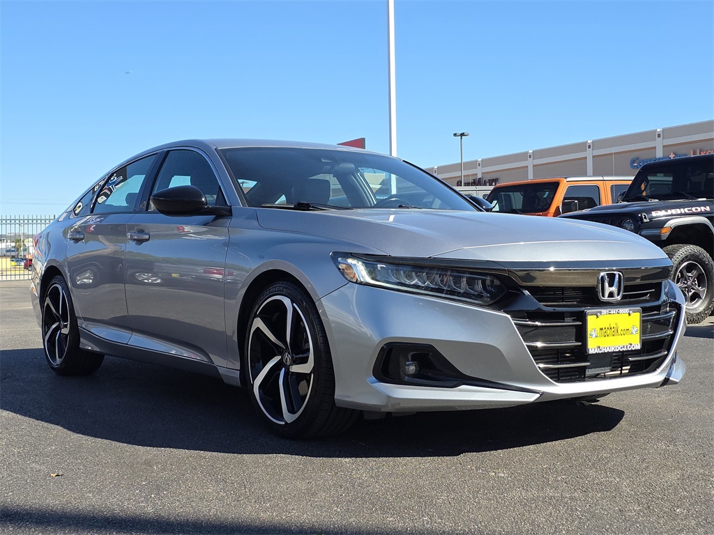 2022 Honda Accord Sport Silver at Community Honda