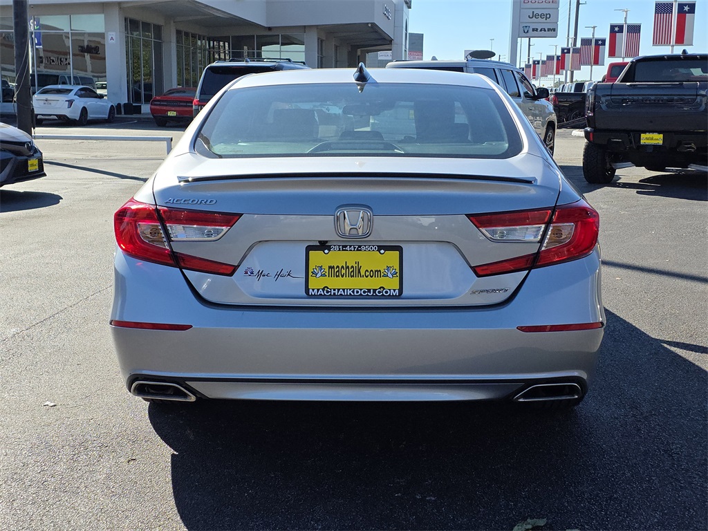 2022 Honda Accord Sport Silver at Community Honda