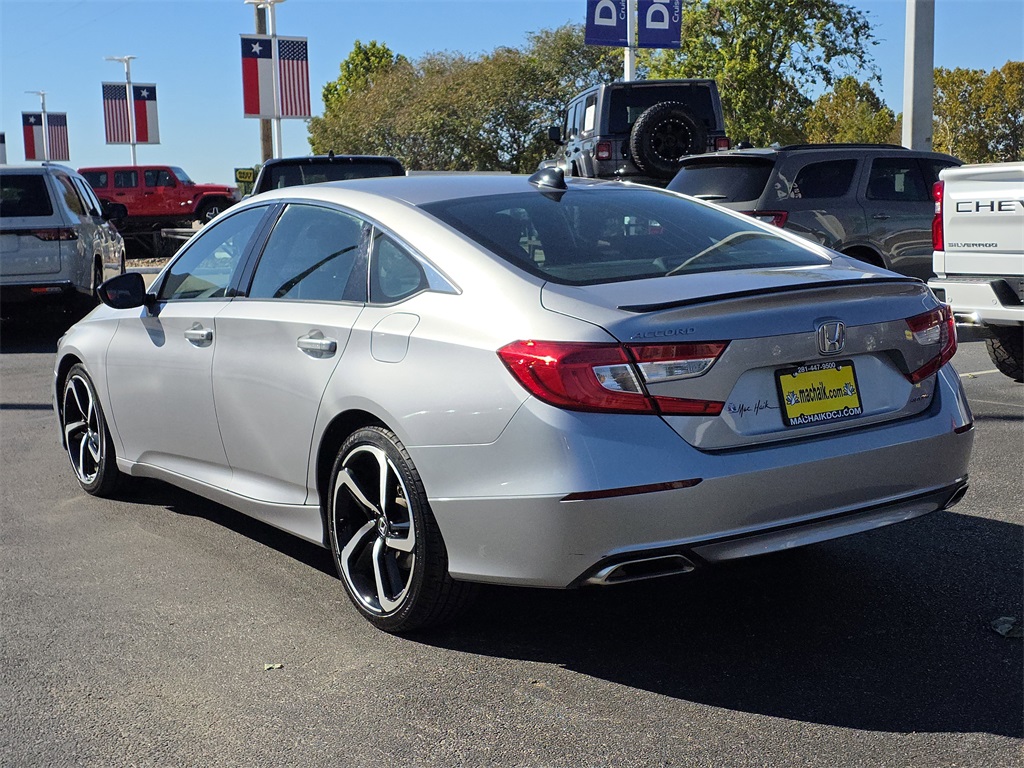2022 Honda Accord Sport Silver at Community Honda