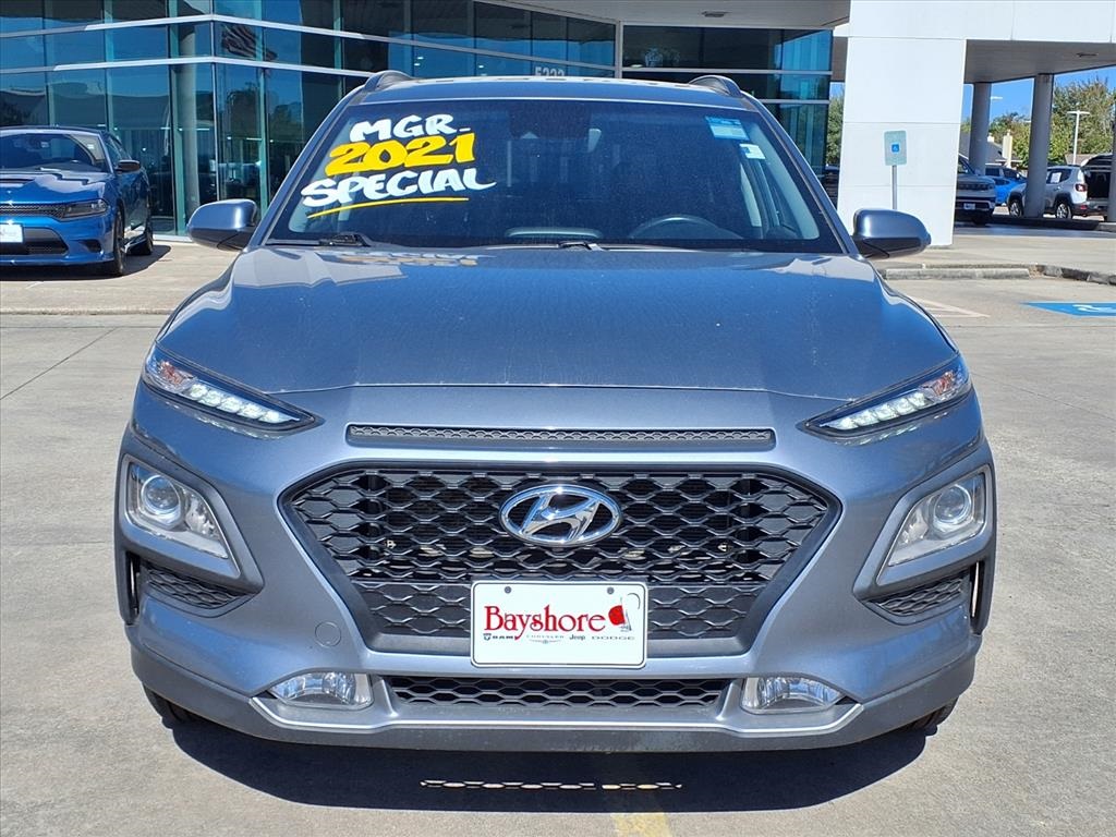 2021 Hyundai Kona SEL Plus Silver at Baytown Hyundai