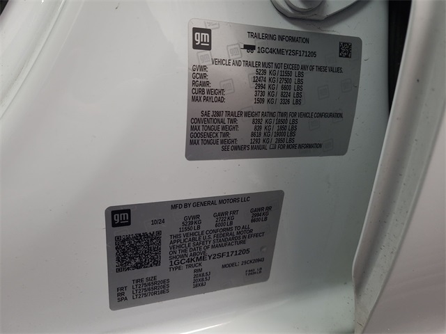 2025 – Chevrolet – Silverado 2500HD