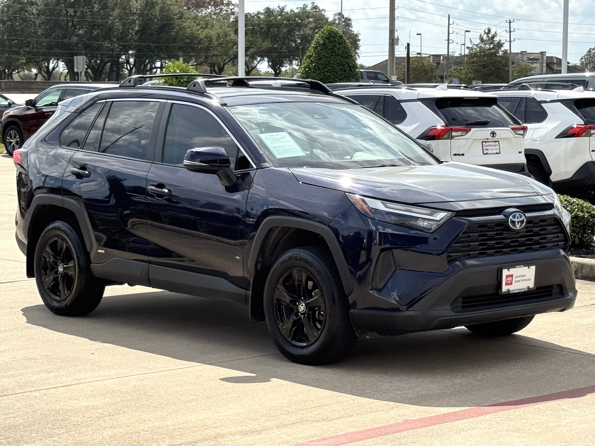 2024 Toyota RAV4 Hybrid XLE Blue at Gullo Toyota