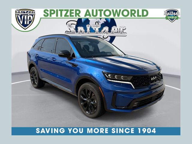 Sapphire Blue 2022 Kia Sorento SUV / Crossover All-Wheel Drive 8-Speed Dual Clutch