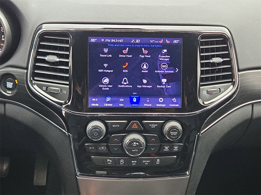 2020 Jeep Grand Cherokee Limited Gray at Texan Dodge Chrysler Jeep Ram