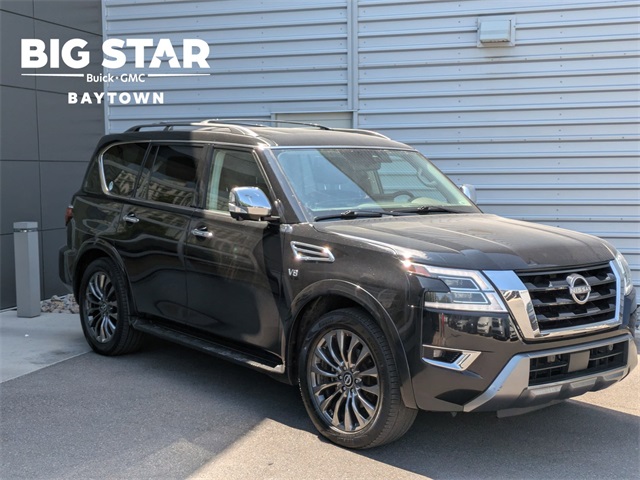 2021 Nissan Armada Platinum Black at Bayway Cadillac of The Woodlands