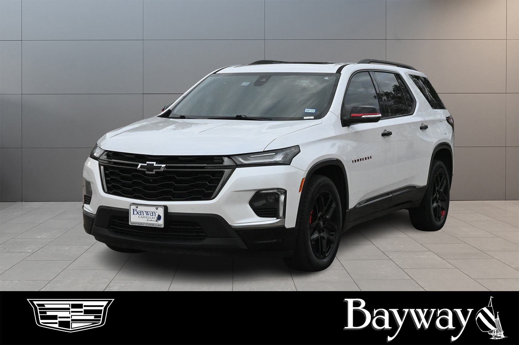 2022 Chevrolet Traverse Premier White at Bayshore Chrysler Jeep Dodge Ram