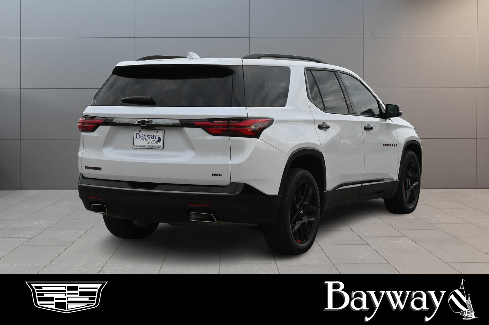 2022 Chevrolet Traverse Premier White at Bayshore Chrysler Jeep Dodge Ram