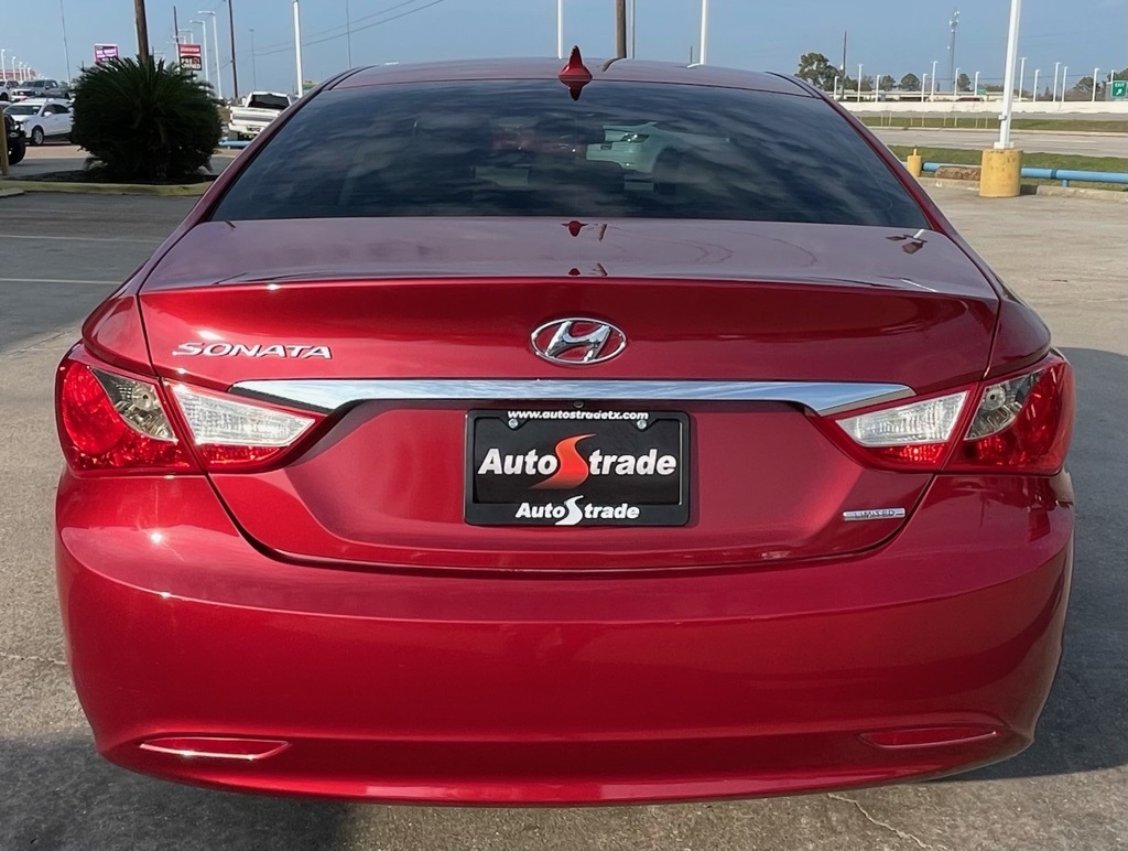 2011 Hyundai Sonata Limited Red at Parkway Family Mazda