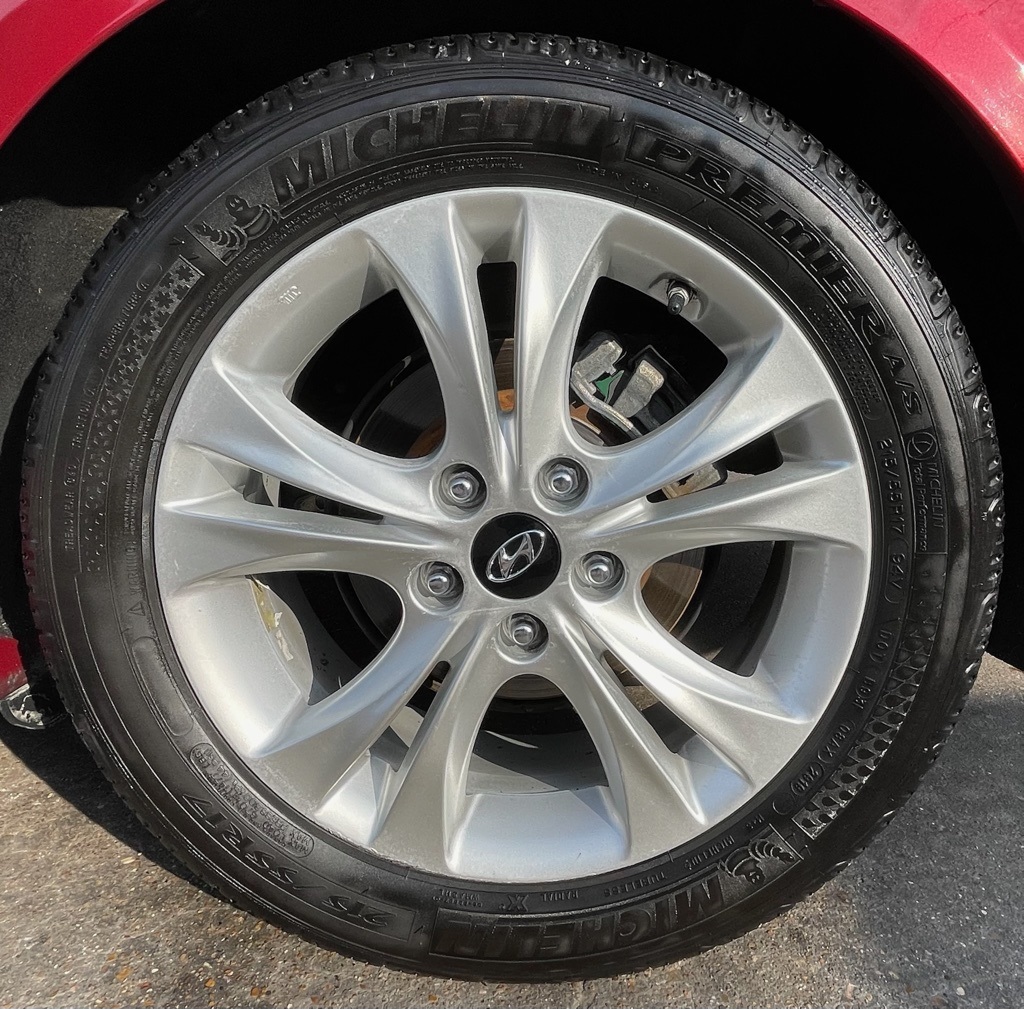 2011 Hyundai Sonata Limited Red at Parkway Family Mazda