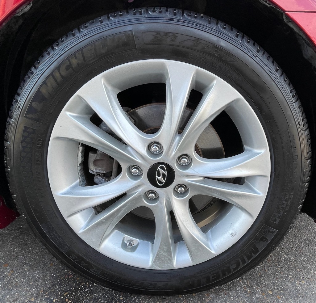 2011 Hyundai Sonata Limited Red at Parkway Family Mazda