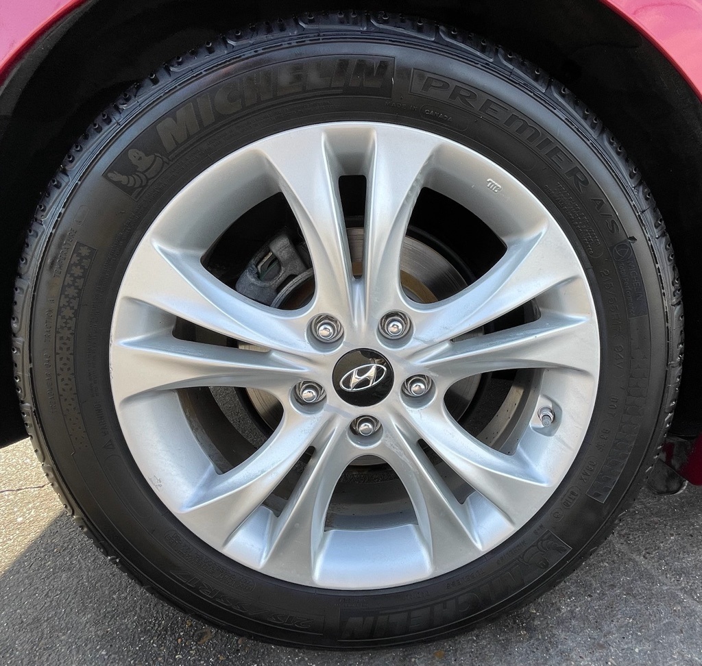 2011 Hyundai Sonata Limited Red at Parkway Family Mazda