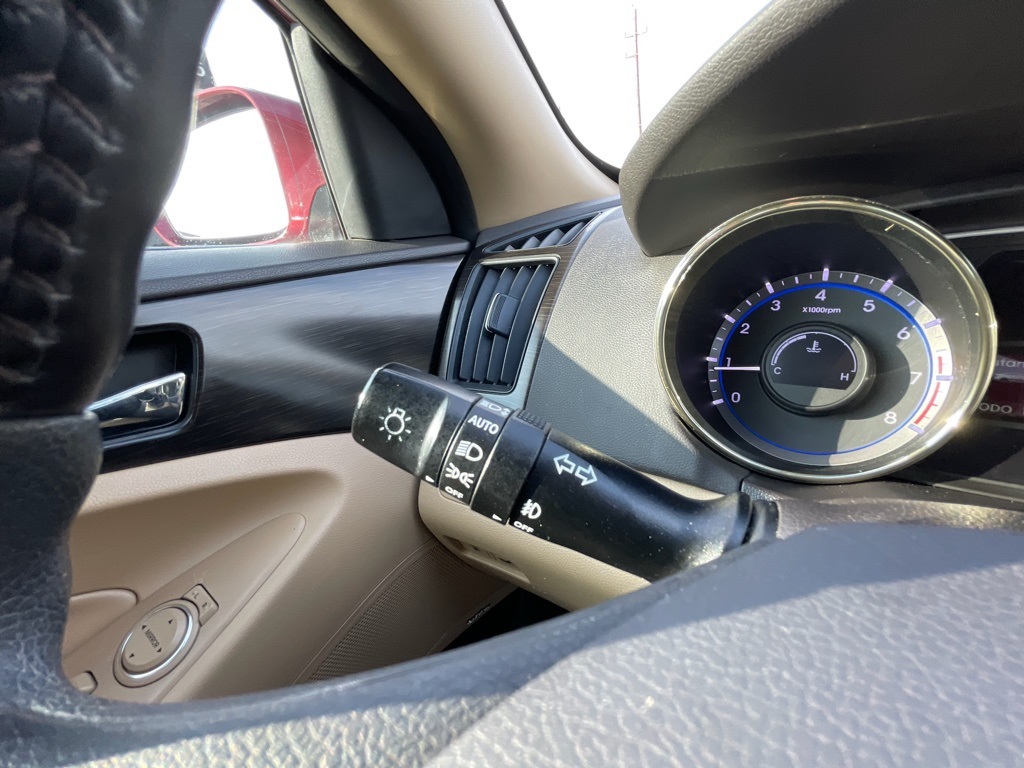 2011 Hyundai Sonata Limited Red at Parkway Family Mazda