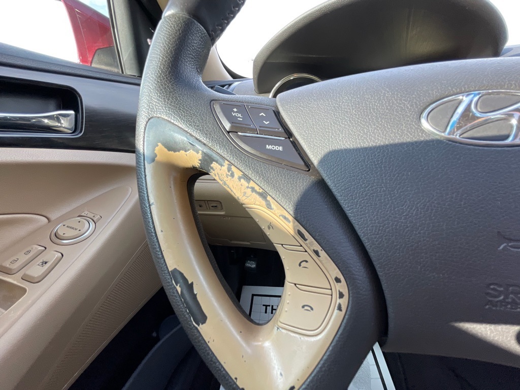 2011 Hyundai Sonata Limited Red at Parkway Family Mazda