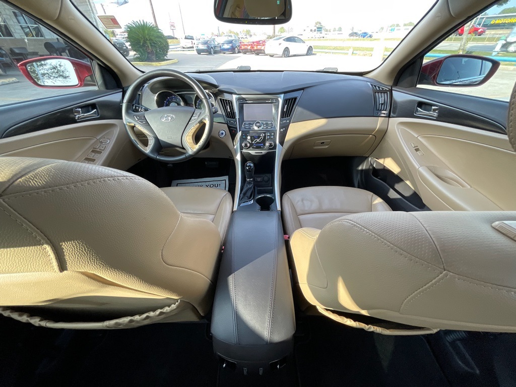 2011 Hyundai Sonata Limited Red at Parkway Family Mazda