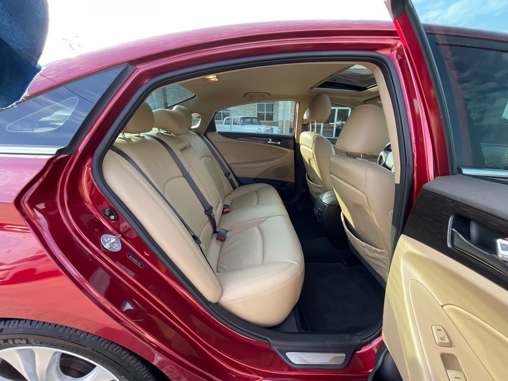 2011 Hyundai Sonata Limited Red at Parkway Family Mazda