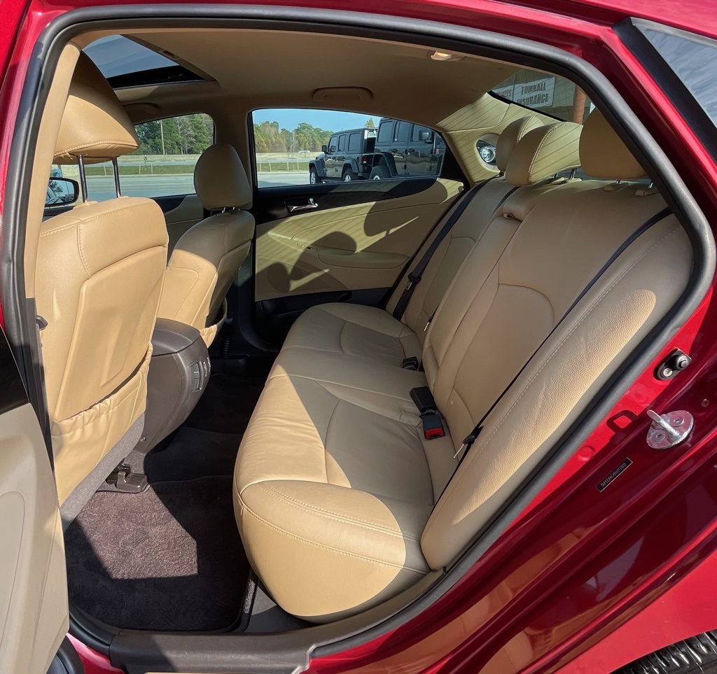 2011 Hyundai Sonata Limited Red at Parkway Family Mazda