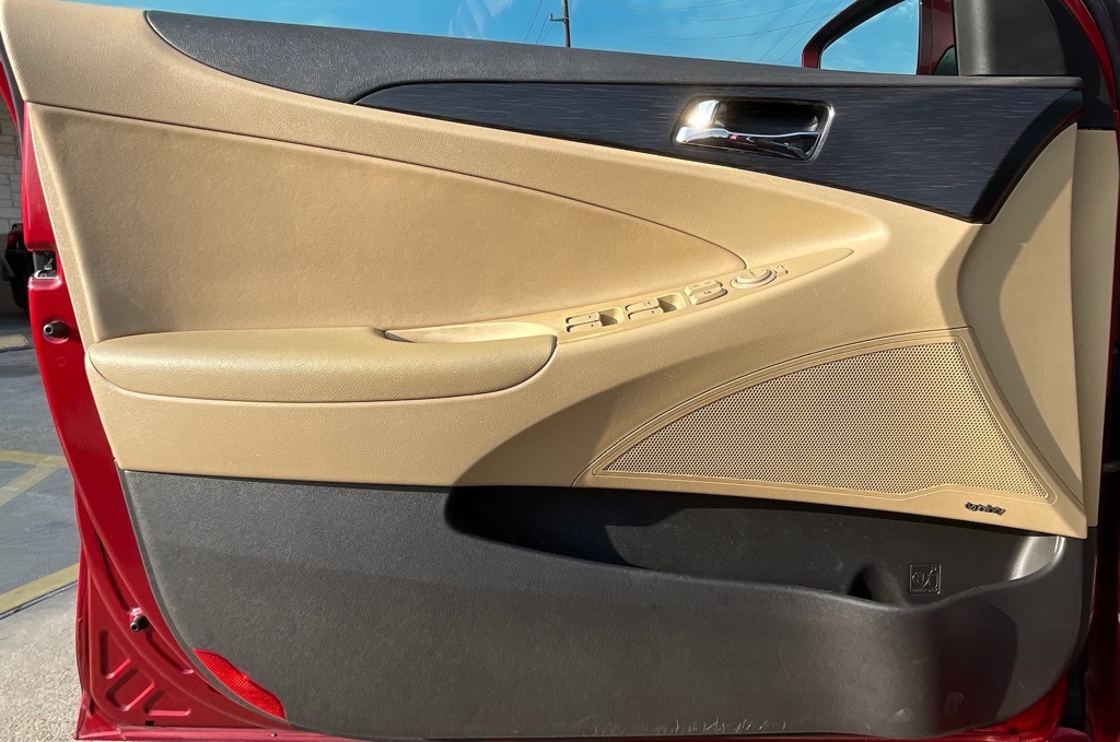 2011 Hyundai Sonata Limited Red at Parkway Family Mazda