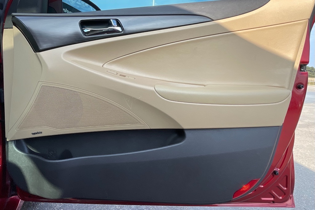 2011 Hyundai Sonata Limited Red at Parkway Family Mazda