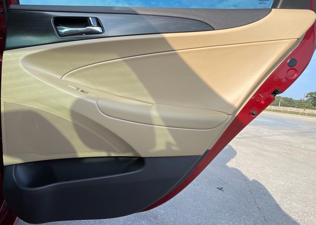 2011 Hyundai Sonata Limited Red at Parkway Family Mazda