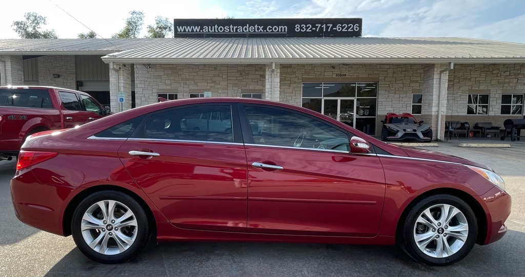 2011 Hyundai Sonata Limited Red at Parkway Family Mazda