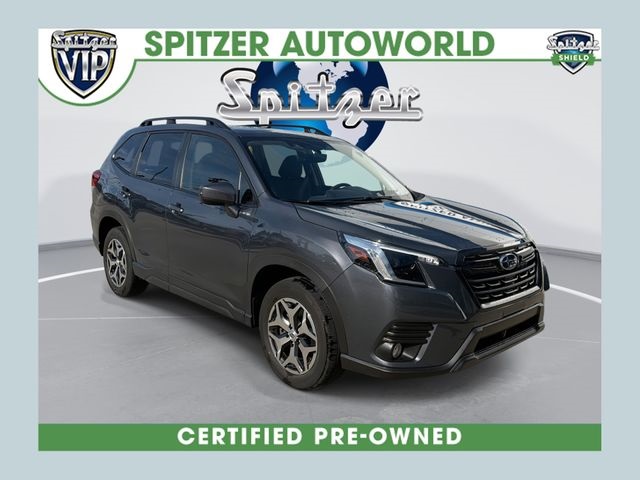 Magnetite Gray Metallic 2023 Subaru Forester SUV / Crossover All-Wheel Drive Continuously Variable Transmission