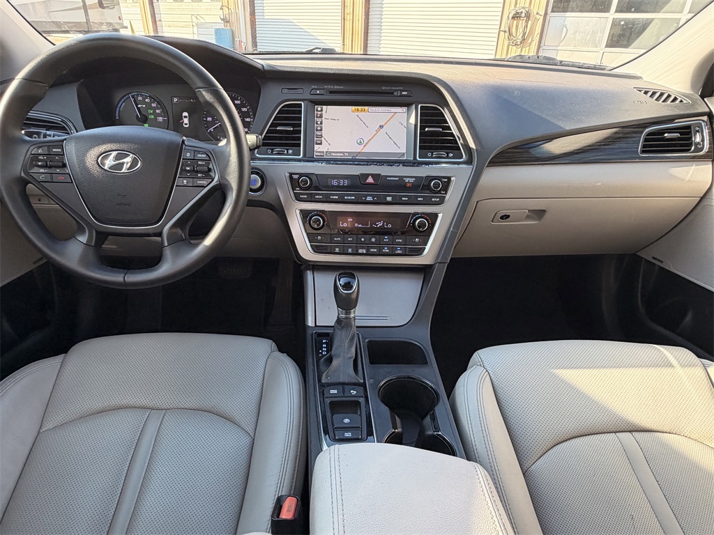 2017 Hyundai Sonata Hybrid Limited Gray at Autostrade
