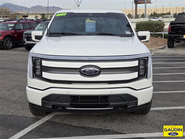Certified 2023 Ford F-150 Lightning Lariat with VIN 1FTVW1EV9PWG17757 for sale in Las Vegas, NV