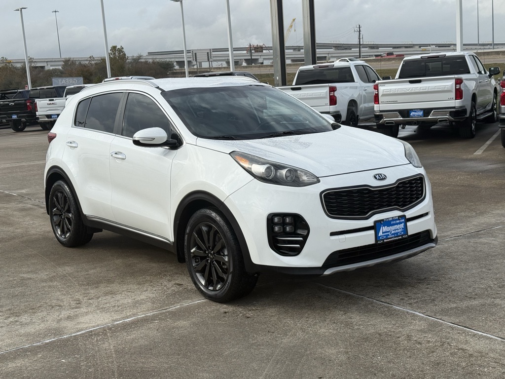 2019 Kia Sportage EX White at DeMontrond Automotive Group