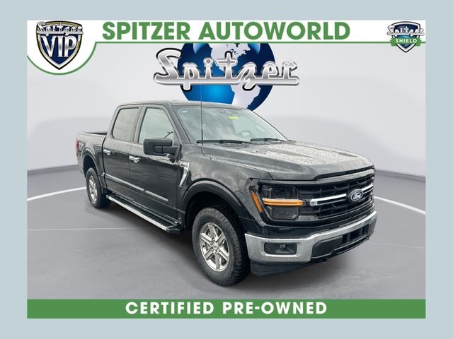 Black Metallic 2025 Ford F-150 Pickup Truck Four-Wheel Drive Automatic