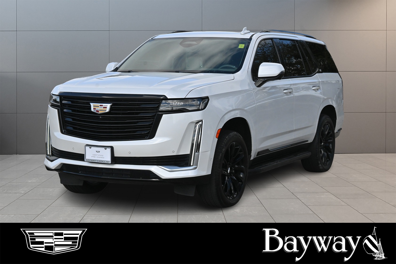 2021 Cadillac Escalade Premium Luxury Platinum White at Autostrade