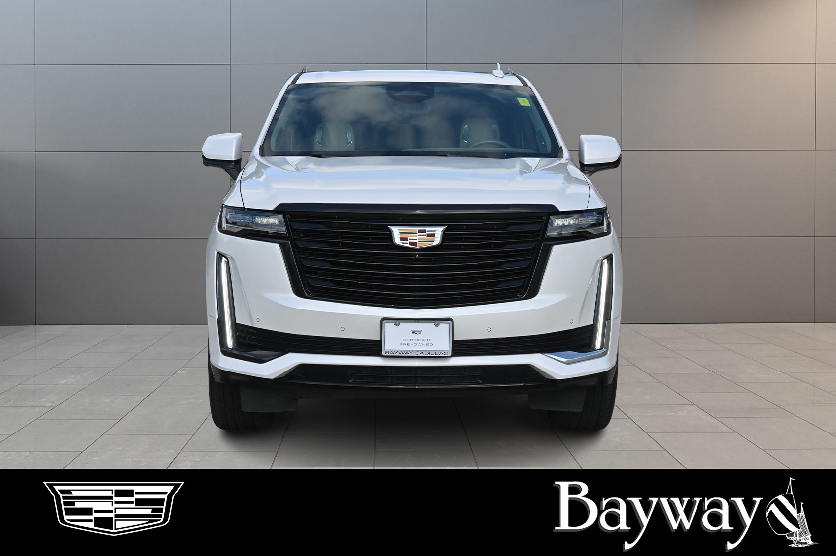 2021 Cadillac Escalade Premium Luxury Platinum White at Autostrade
