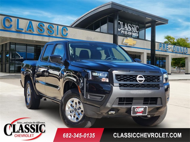 Super Black 2026 Nissan Frontier S Crew Cab 4WD Pickup Truck Four-Wheel Drive 9-Speed Automatic Overdrive