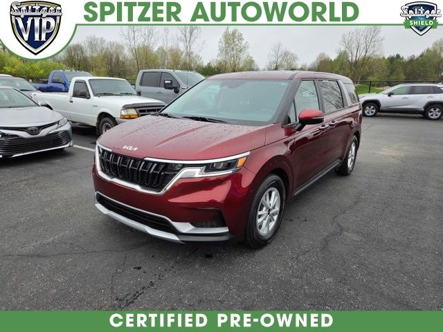 Flare Red 2024 Kia Carnival LX FWD Minivan Front-Wheel Drive 8-Speed Automatic