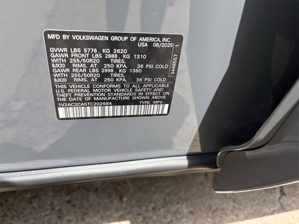 2026 Volkswagen Atlas Cross Sport 2.0T SEL R-Line Black Gray at DeMontrond Automotive Group