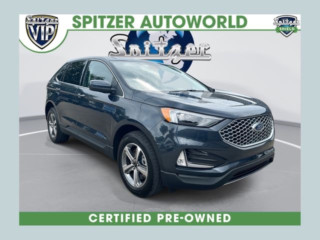 Stone Blue Metallic 2024 Ford Edge SUV / Crossover All-Wheel Drive 8-Speed Automatic