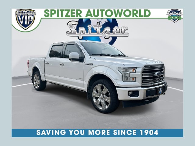 White Platinum Clearcoat Metallic 2017 Ford F-150 Pickup Truck Four-Wheel Drive Automatic