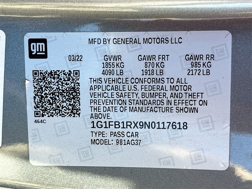 2022 Chevrolet Camaro 1LT Gray at AutoSavvy Houston Southwest