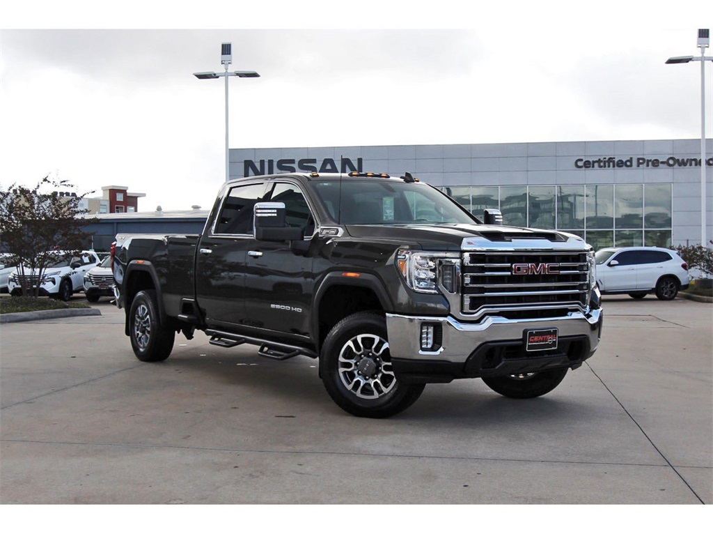 2023 GMC Sierra 2500HD SLT Green at North Houston Mitsubishi
