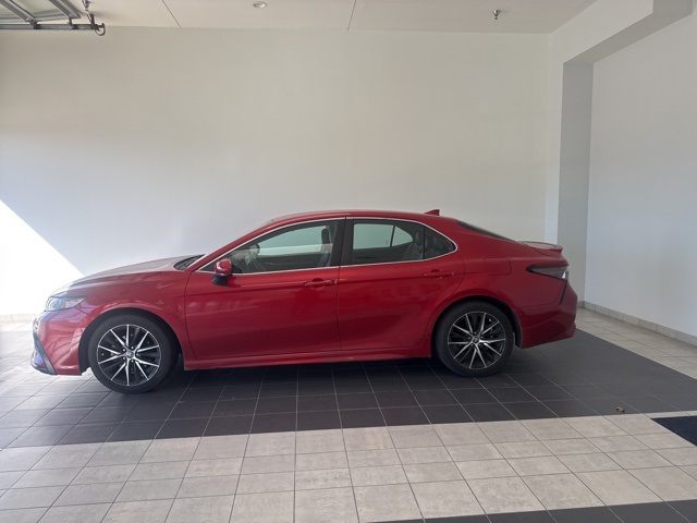 2021 Toyota Camry SE Red at Shottenkirk Kia Fort Bend